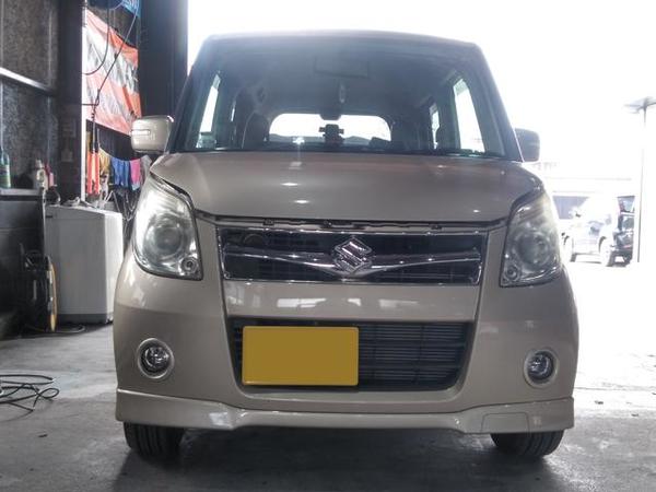 スズキ　パレット　ファンベルト＆クーラーベルト交換