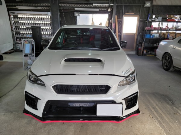 スバル　ＷＲＸ　ＳＴＩ　ステンレスエキゾーストマニホールド取替