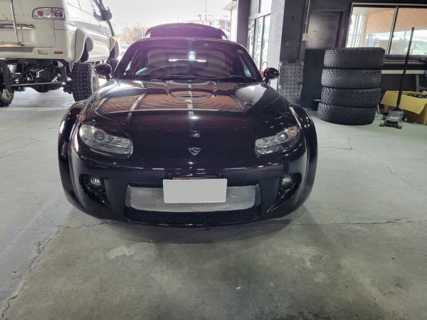 マツダ　ロードスター　ドラレコナビ取替