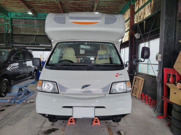 マツダ　ボンゴ　キャンピング車　車検