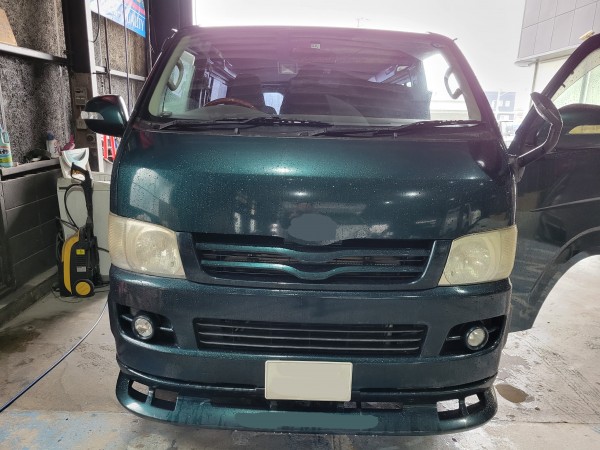 トヨタ　ハイエース　ウォーターポンプ取替　燃料フィルター取替