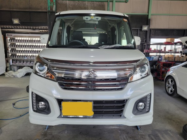スズキ　スペーシアカスタム　車検