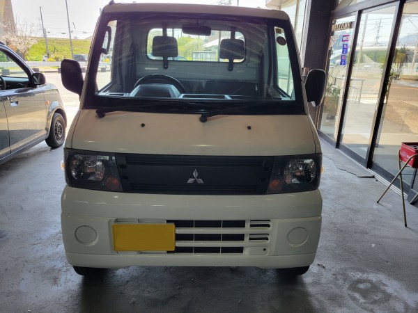 三菱　ミニキャブトラック　ブロアファンモーター取替