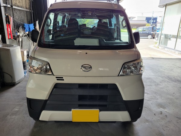 ダイハツ　ハイゼット　フロントガラスリペア