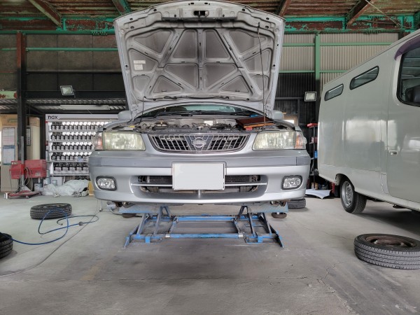 日産　サニー　車検整備